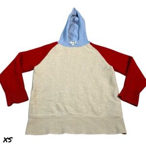 Sheep Inc Sweater Women's XS Fine Merino Wool Soft Knit Outdoors Hooded Hoodie